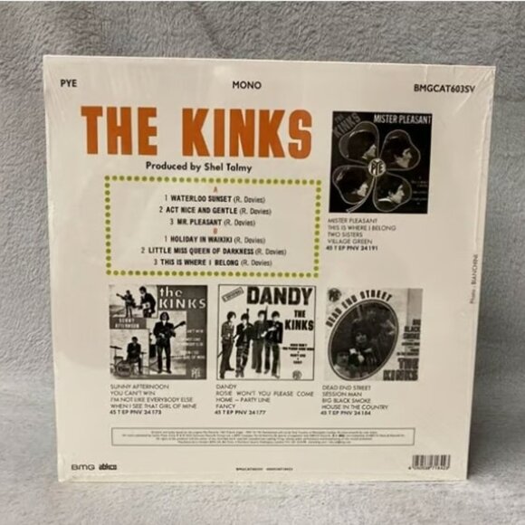 The Kinks Waterloo Sunset EP ~ RSD 2022 ~ Ltd 12" Yellow Vinyl ~ 45 RPM ~Sealed! - Picture 3 of 3